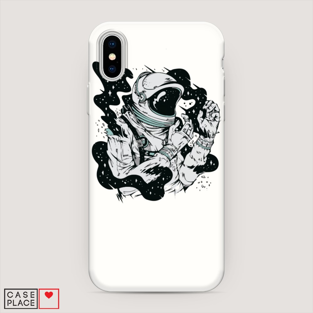 

Матовый силиконовый чехол "Космонавт арт" на Apple iPhone X (10), 11057-1
