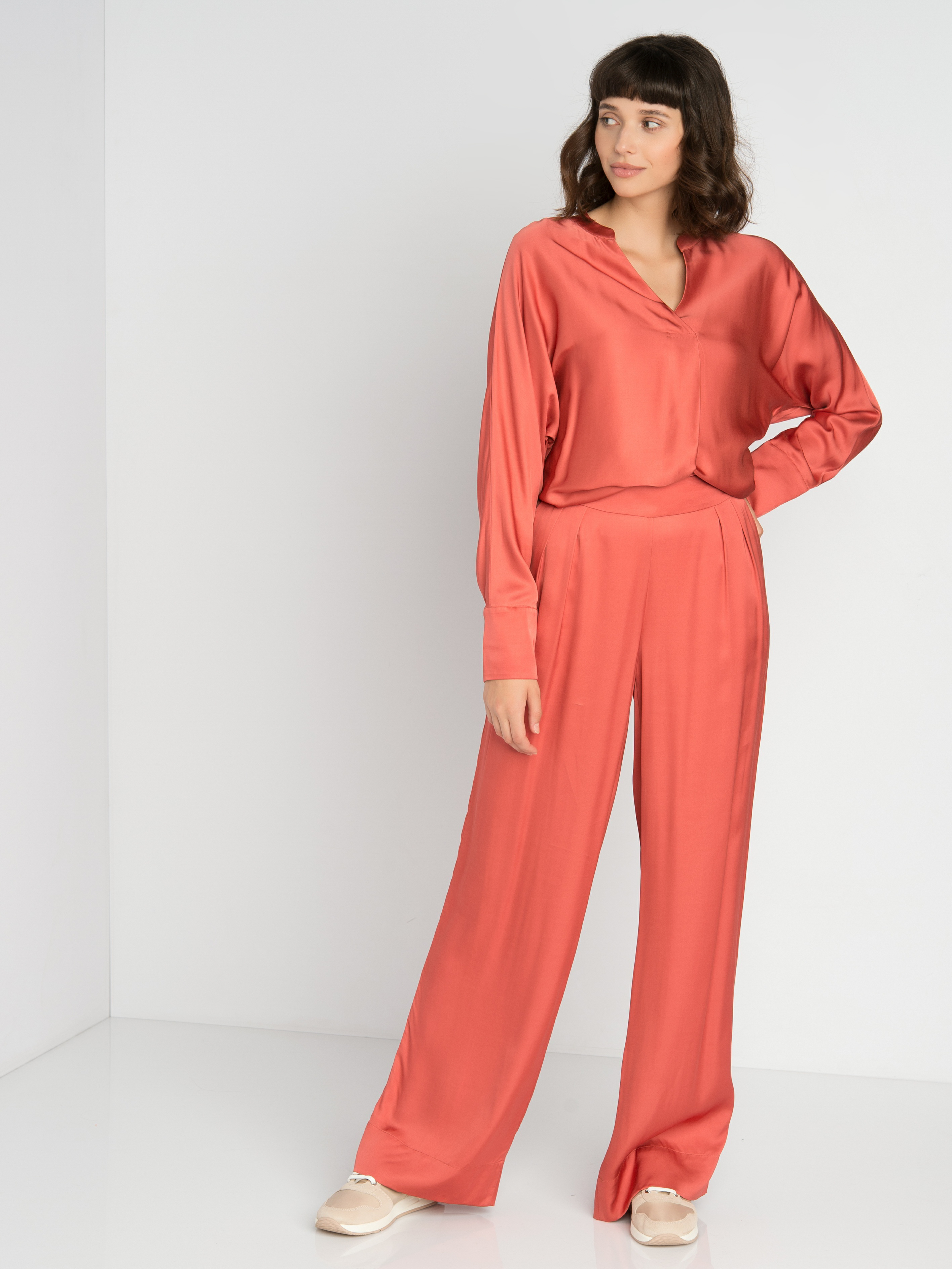 

Брюки женские TAIFUN by GERRY WEBER 120201-18000-6440 розовые 42, 120201-18000-6440