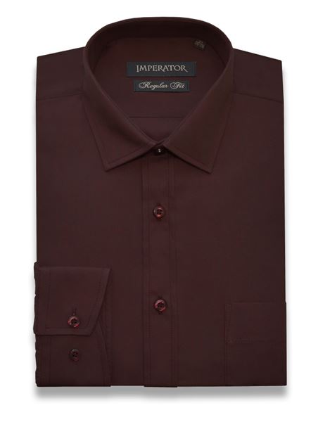 

Рубашка мужская Imperator Maroon 2X-П бордовая 40/176-182, Бордовый, Maroon 2X-П