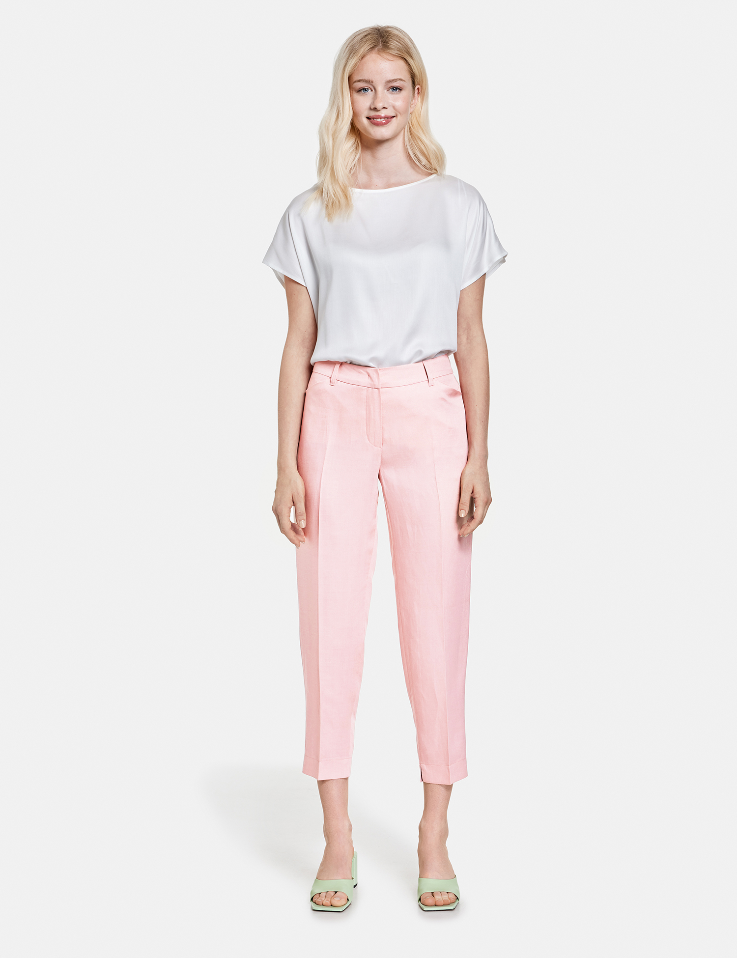 

Брюки женские TAIFUN by GERRY WEBER 120052-11060-6460 розовые 38, 120052-11060-6460