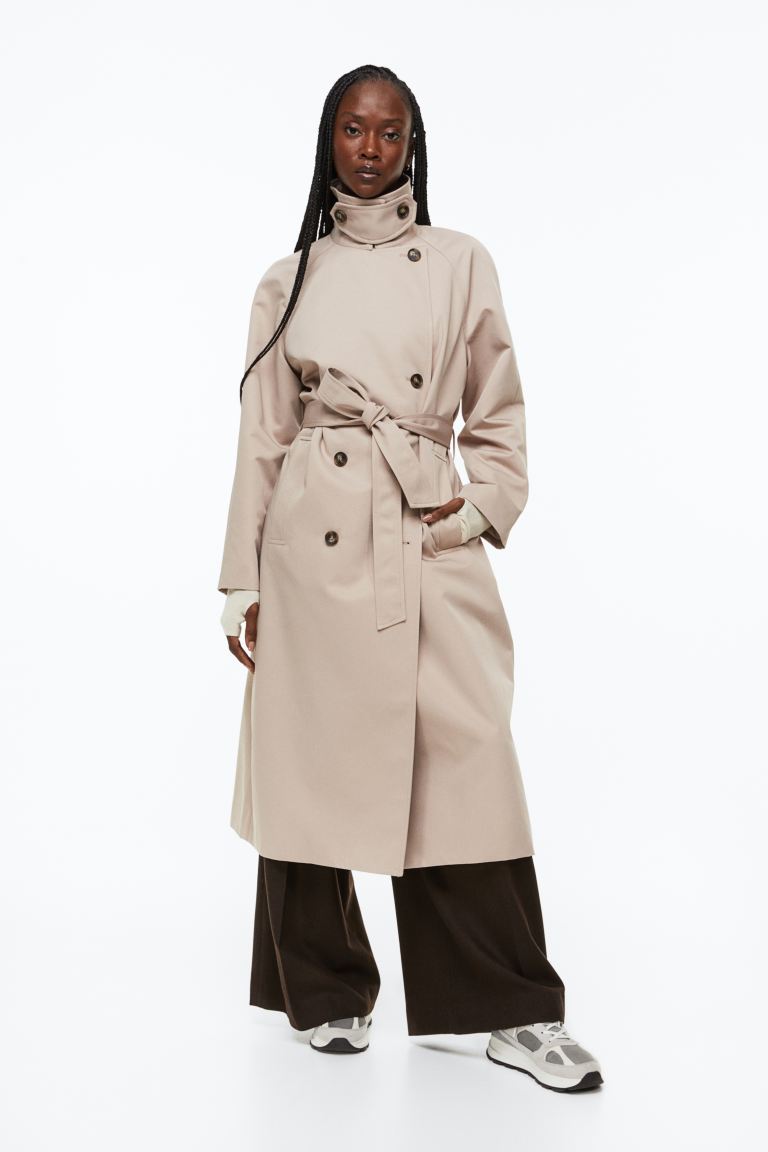 

Плащ женский H&M 1128402002 бежевый XS (доставка из-за рубежа), 1128402002