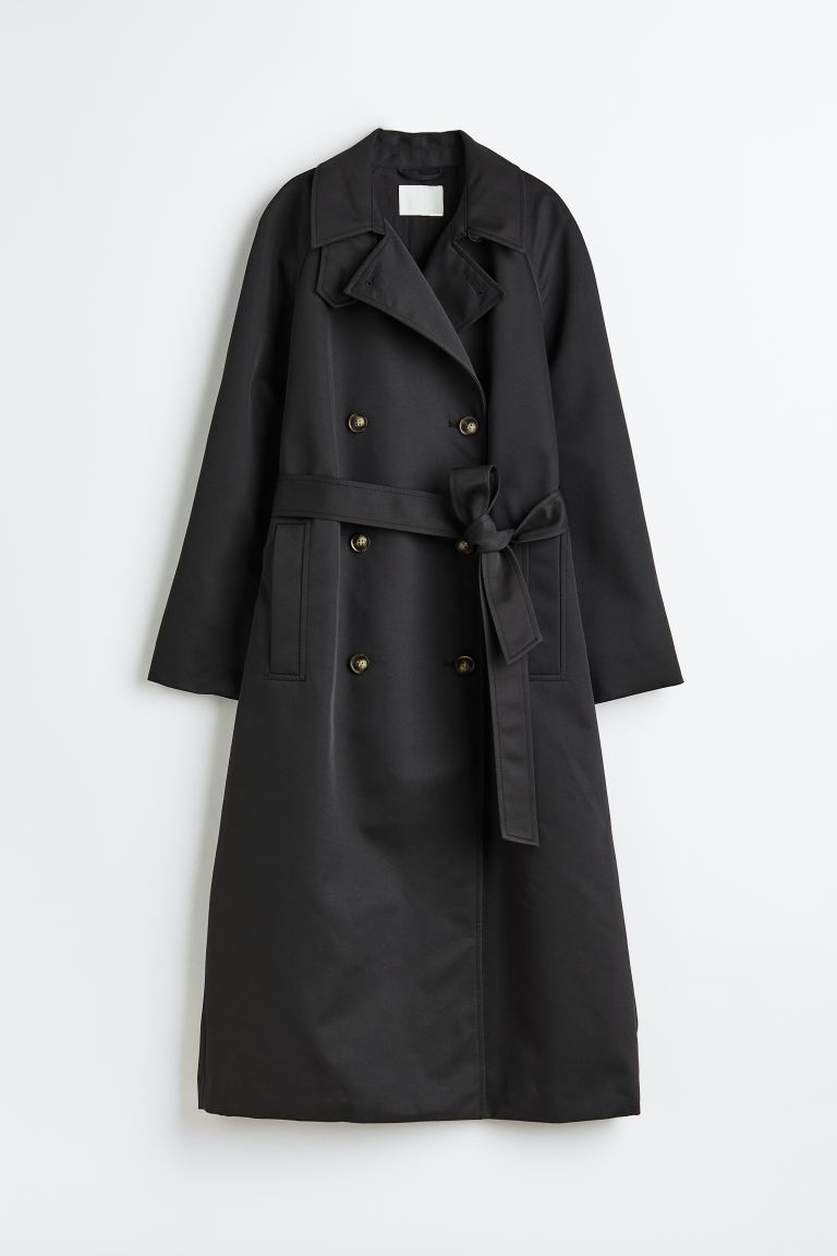 

Плащ женский H&M 1128402001 черный M (доставка из-за рубежа), 1128402001