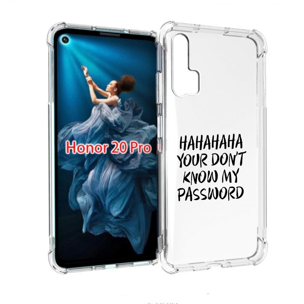 

Чехол бампер MyPads Мой-пароль для Honor 20 Pro противоударный, Прозрачный, Tocco