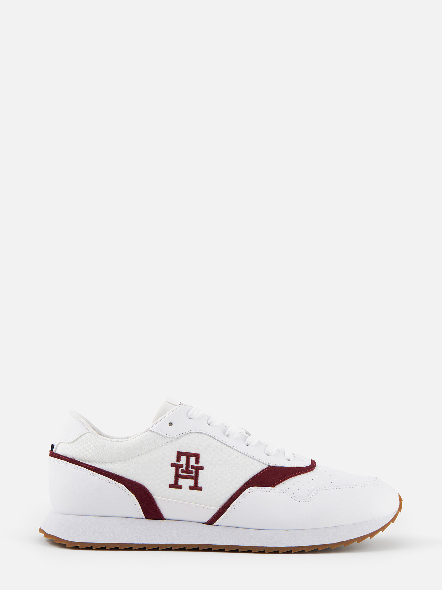 

Кроссовки мужские Tommy Hilfiger FM0FM04887 белые 40 EU, Белый, FM0FM04887