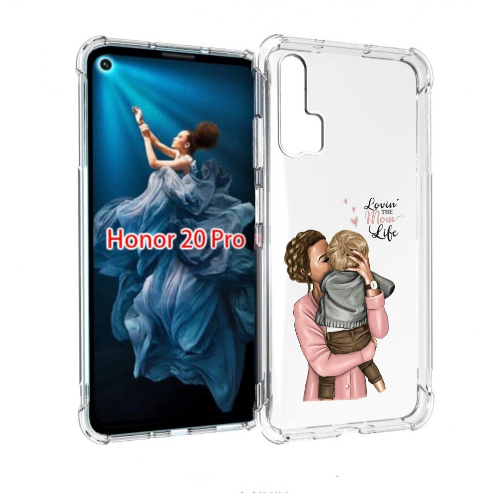 

Чехол бампер MyPads Любовь-мамы детский для Honor 20 Pro противо, Прозрачный, Tocco