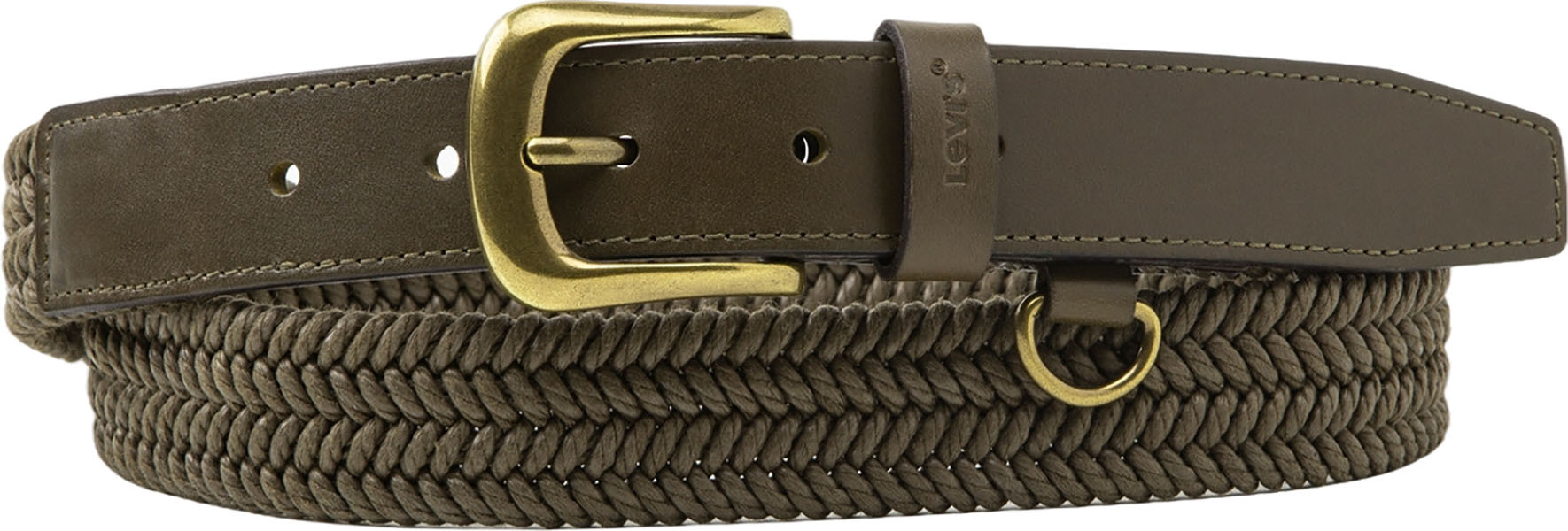 Ремень женский Levi's Women Seasonal Rope Belt коричневый, 90 см