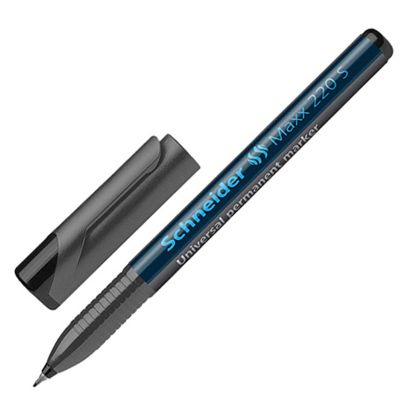 

Маркер перманентный Schneider Maxx 220S 0,4 мм черный, (2шт.)