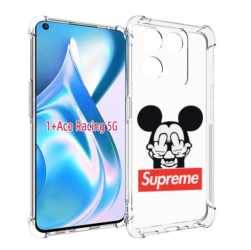 

Чехол MyPads Супримовский-Микки-маус для OnePlus Ace Racing, Прозрачный, Tocco