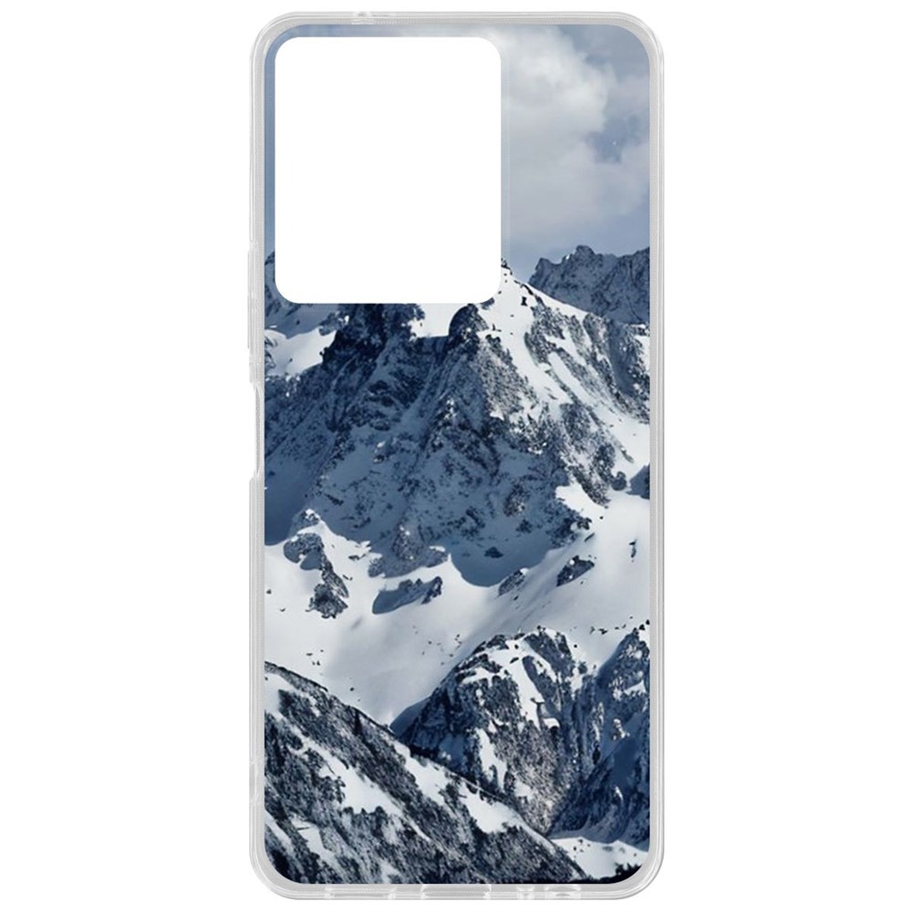 

Чехол-накладка Krutoff Clear Case Горы для Vivo Y36, Прозрачный