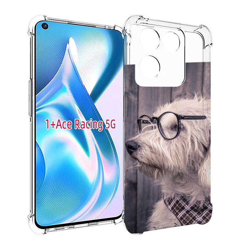 

Чехол Mypads Собака-В-Очках Для Oneplus Ace Racing, Прозрачный, Tocco