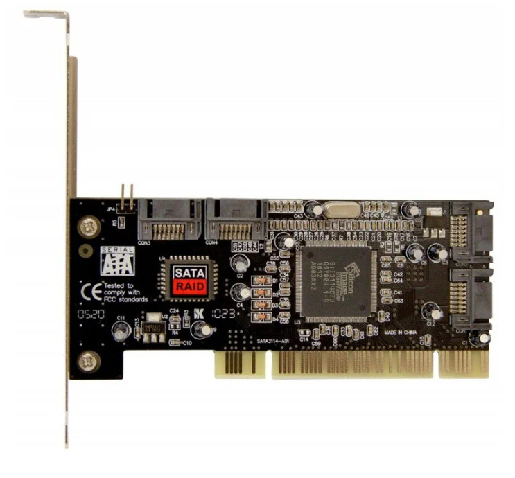 

Контроллер PCI SIL3114 4xSATA