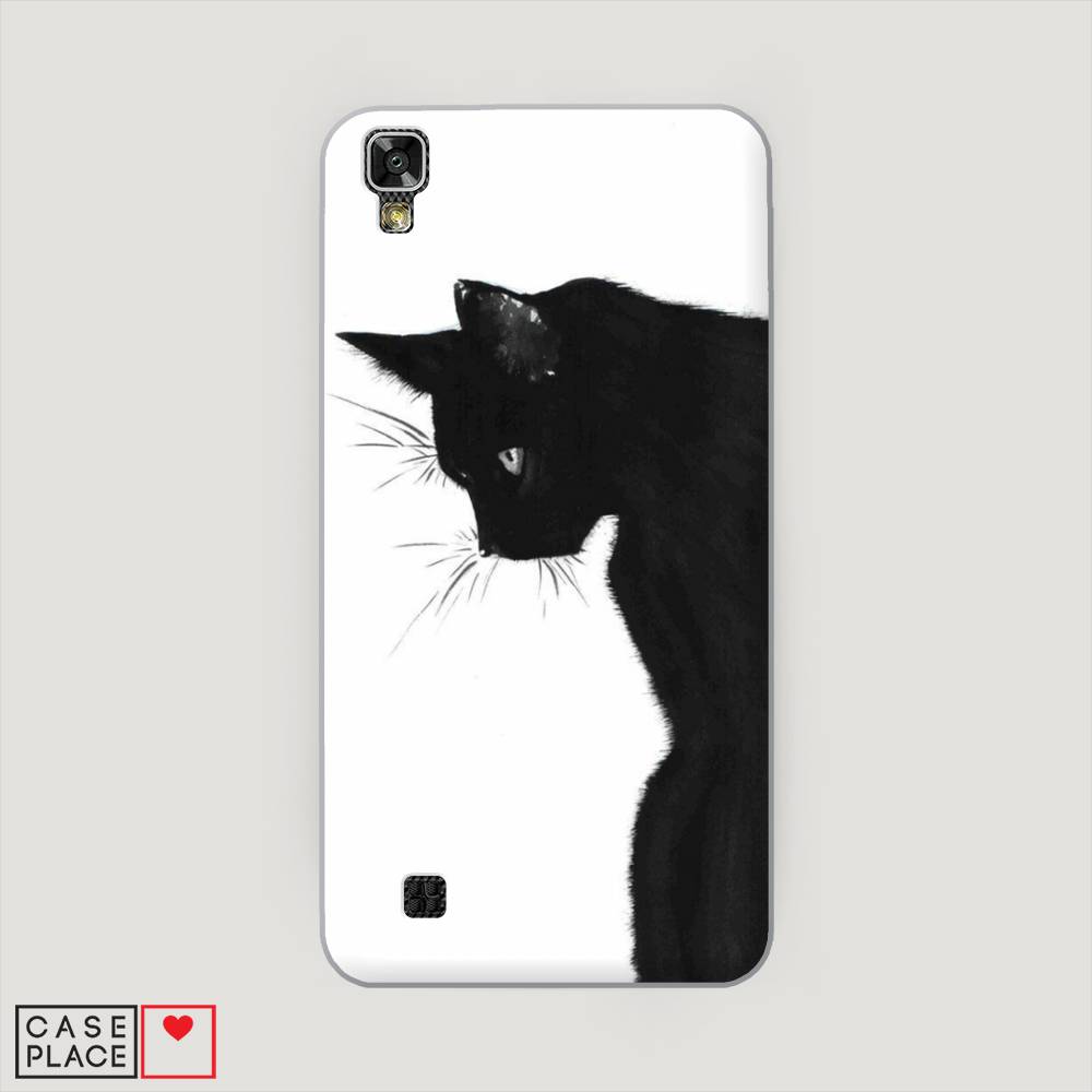 

Чехол Awog на LG X Power (K220DS) "Black cat", Черный;белый, 82350-1