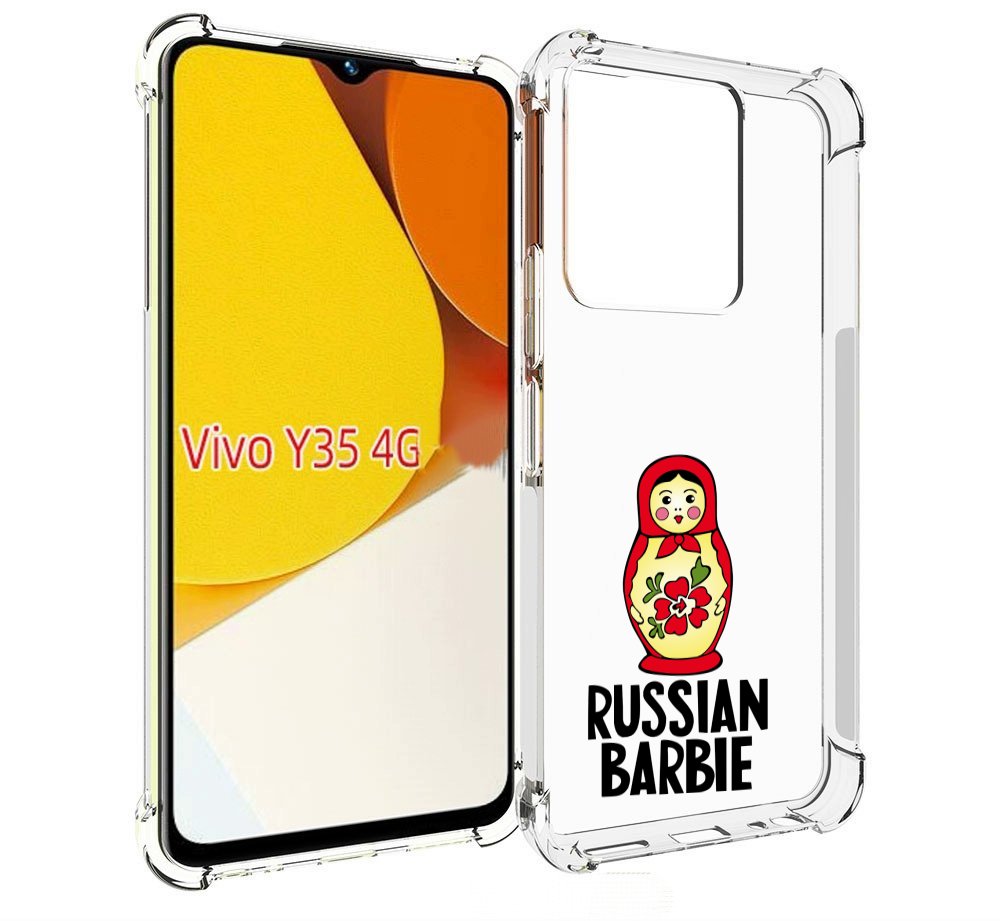 

Чехол MyPads матрешка для Vivo Y35 4G 2022 / Vivo Y22, Прозрачный, Tocco