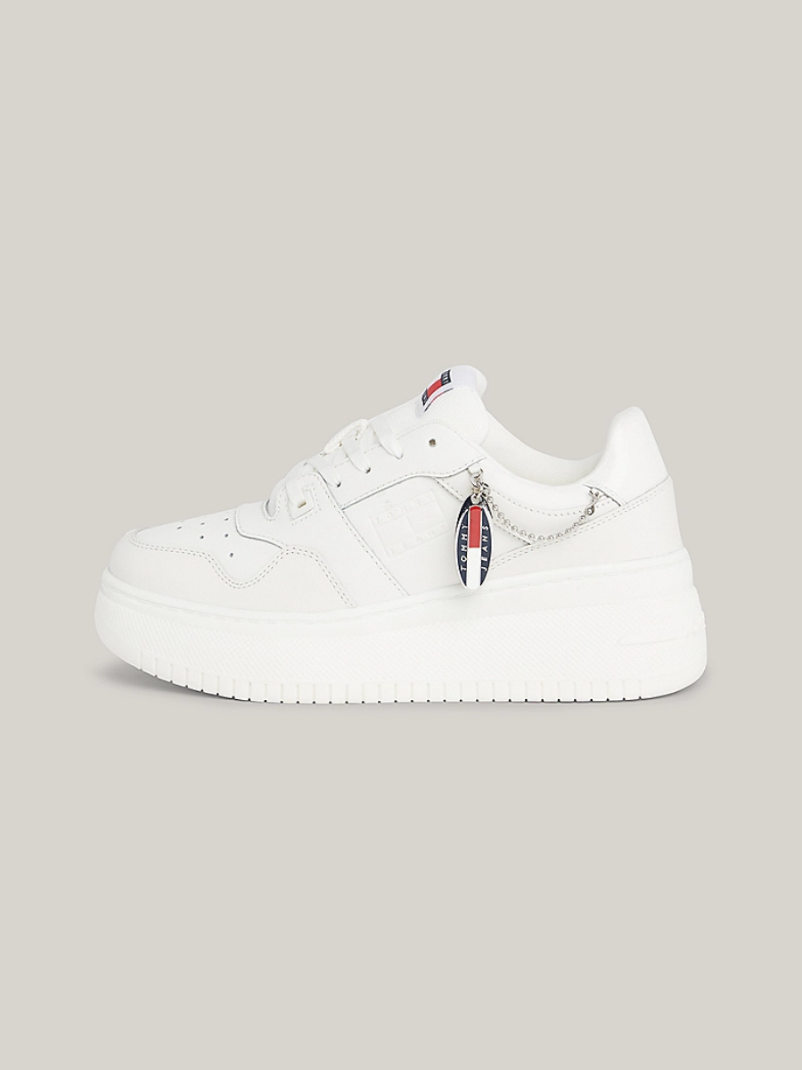 

Кеды женские Tommy Hilfiger EN0EN02421 белые 41 EU, Белый, EN0EN02421