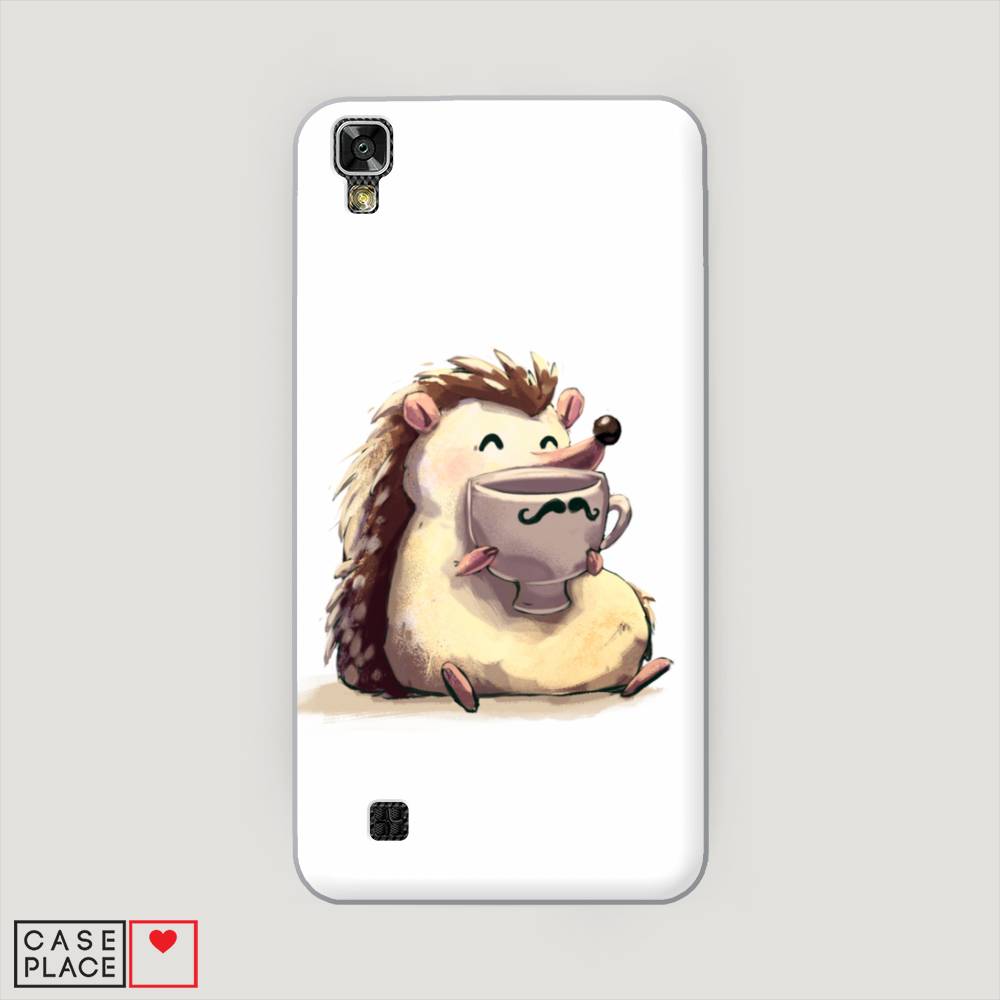 

Чехол Awog на LG X Power (K220DS) "Еж кофеман", Белый;коричневый;бежевый, 82350-10