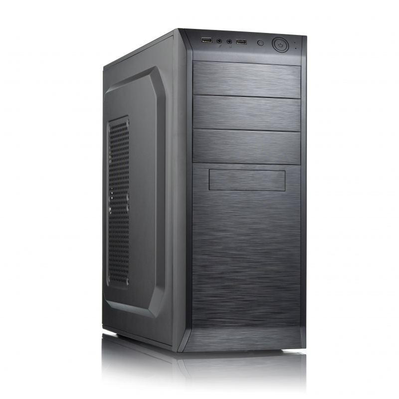 

Корпус компьютерный Foxline FL-815 (FL-815-FZ450R) Black, FL-815