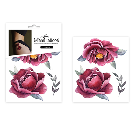 

Переводные тату Miami Tattoos Florish