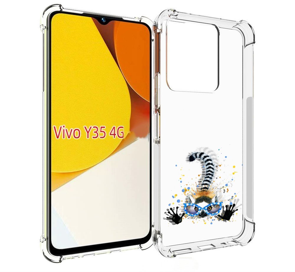 

Чехол MyPads лямур для Vivo Y35 4G 2022 / Vivo Y22, Прозрачный, Tocco