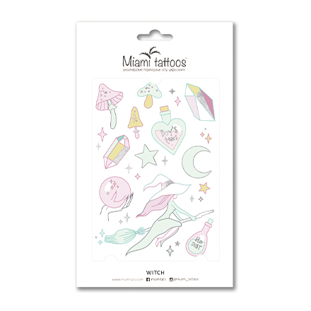 

Переводные тату Miami Tattoos Witch
