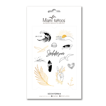 

Переводные тату Miami Tattoos Sochifornia