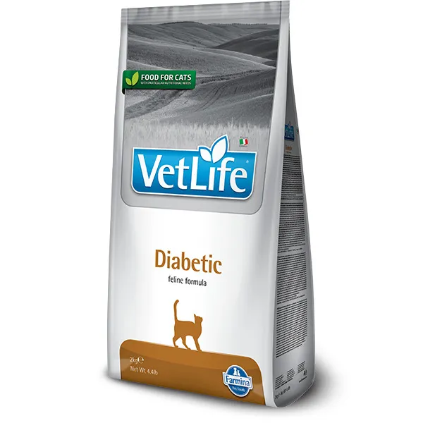 

Сухой корм для кошек Farmina Vet Life Feline Diabetic, 2 шт по 2 кг