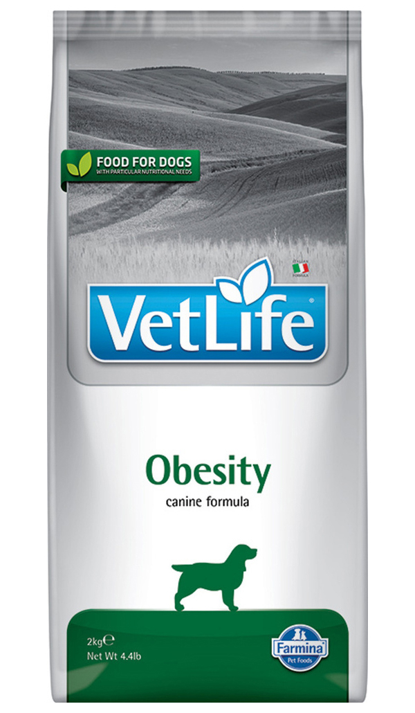 

Сухой корм для собак Farmina VET LIFE CANIN OBESITY птица 2шт по 2кг