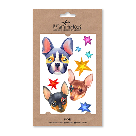 

Переводные тату Miami Tattoos Dogs