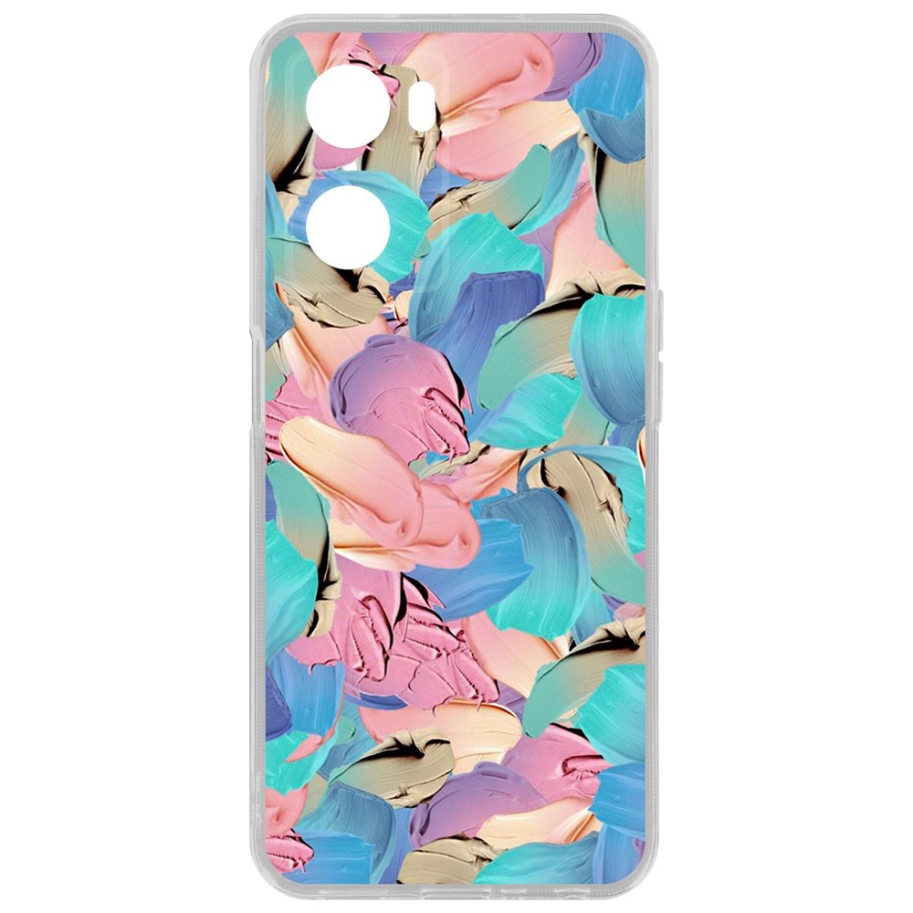 

Чехол Абстракт краска для Oppo A57s, Прозрачный