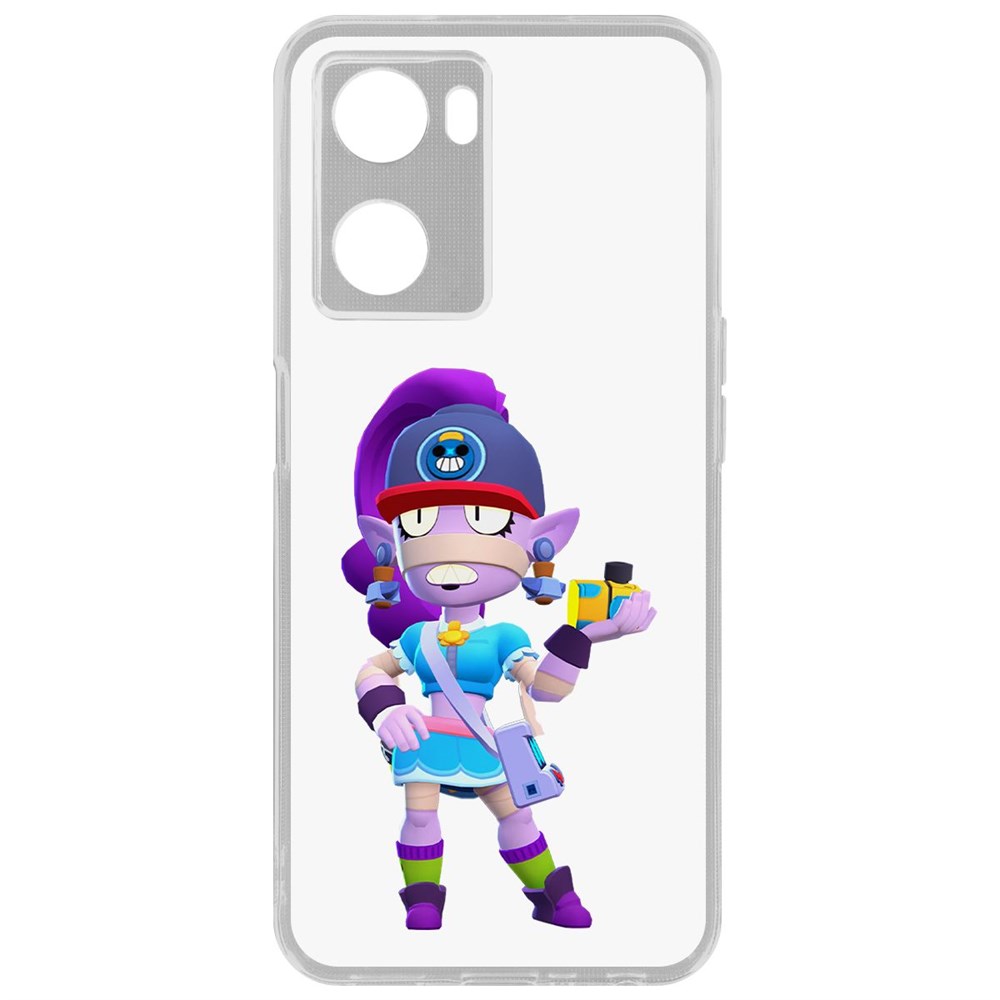 

Чехол Brawl Stars-Суперфанатка Эмз для Oppo A57s, Прозрачный