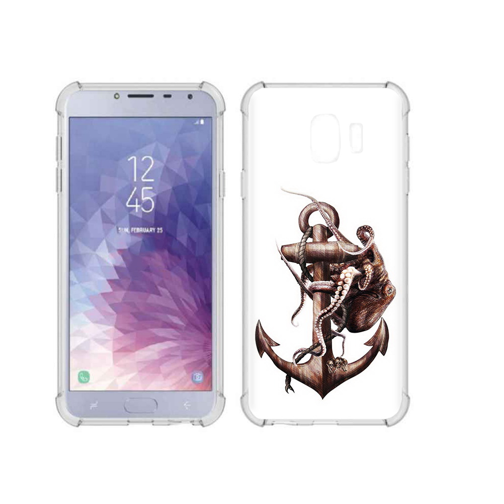 

Чехол MyPads Tocco для Samsung Galaxy J4 (2018) ржавый якорь, Прозрачный, Tocco