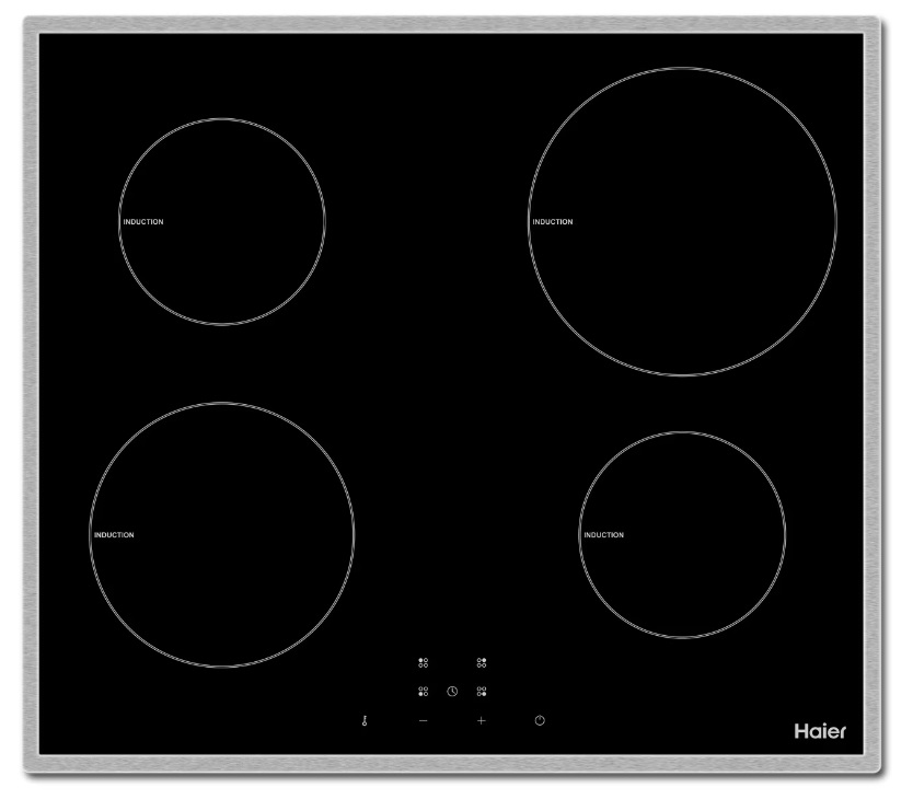 

Встраиваемая варочная панель индукционная Haier HHX-Y64NFB черный, HHX-Y64NFB