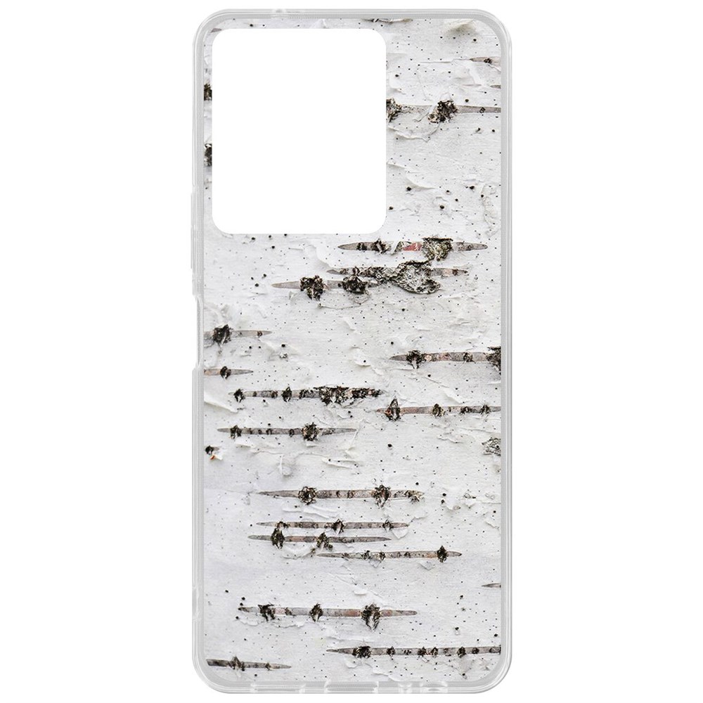 

Чехол-накладка Krutoff Clear Case Березка для Vivo Y36, Прозрачный