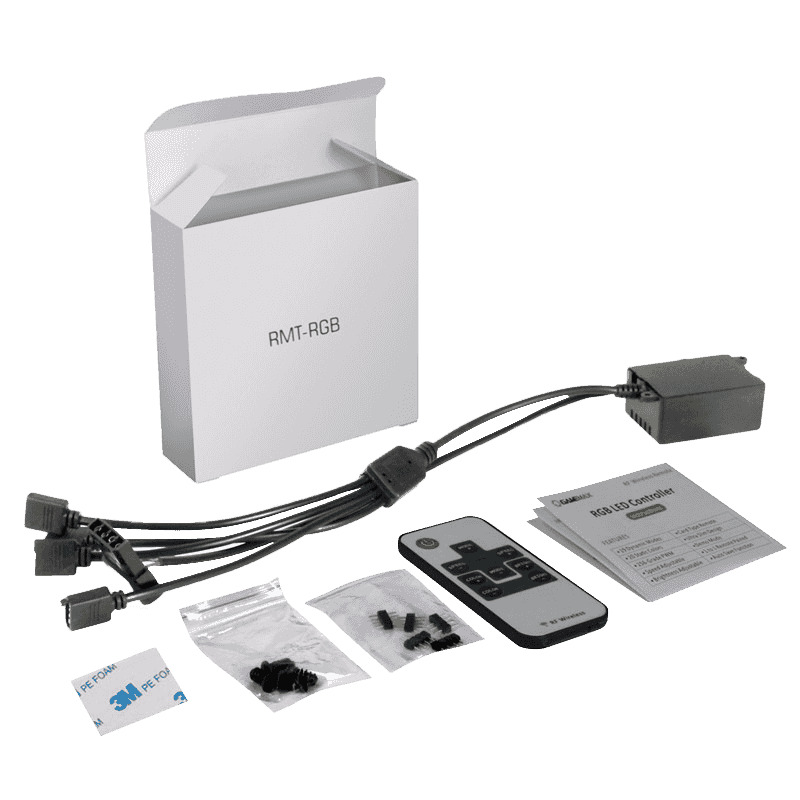 

Контроллер GameMax RMT-RGB для RGB вентиляторов c пультом RMT-RGB