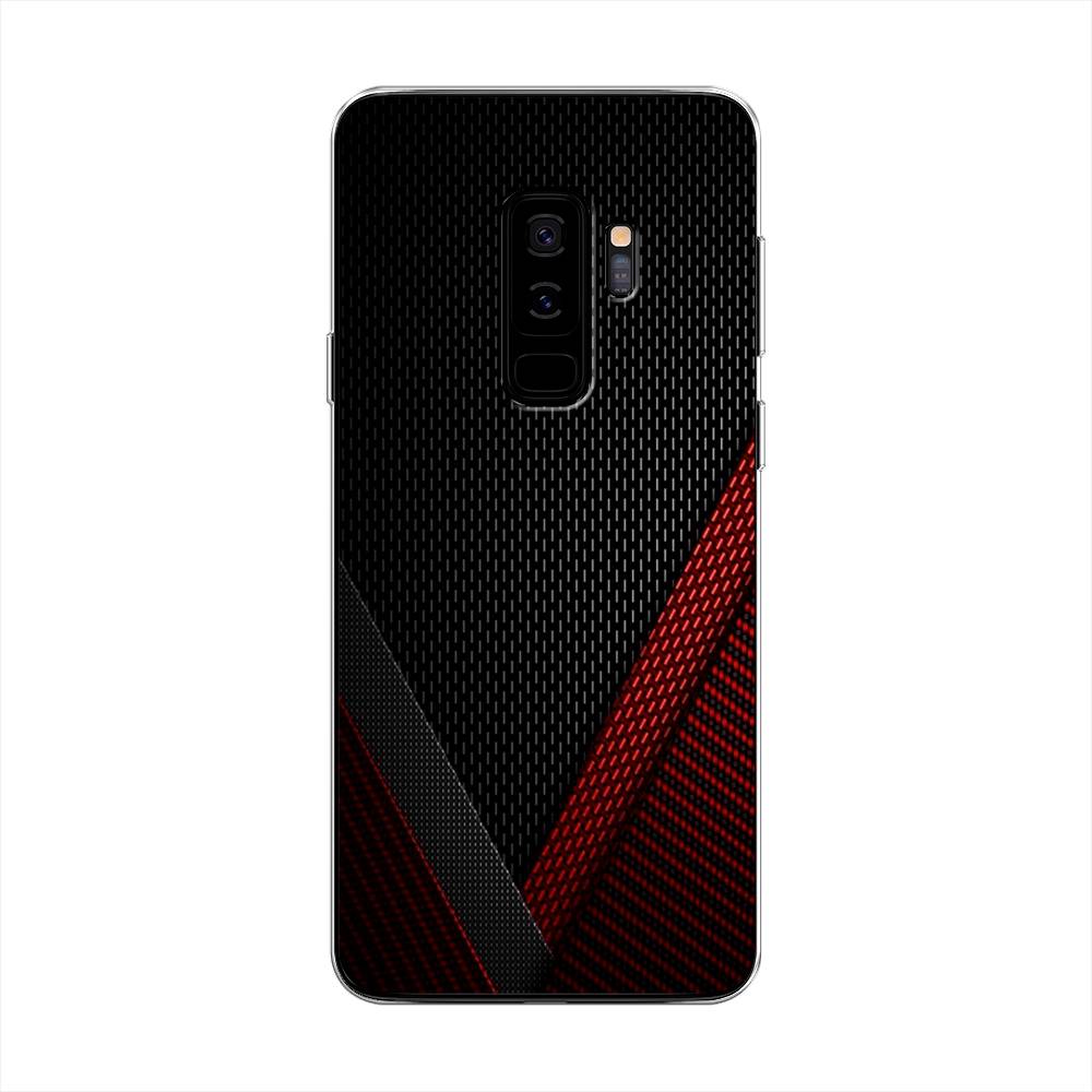 

Чехол Awog на Samsung Galaxy S9 + "Красный карбон", Черный;красный, 25850-3