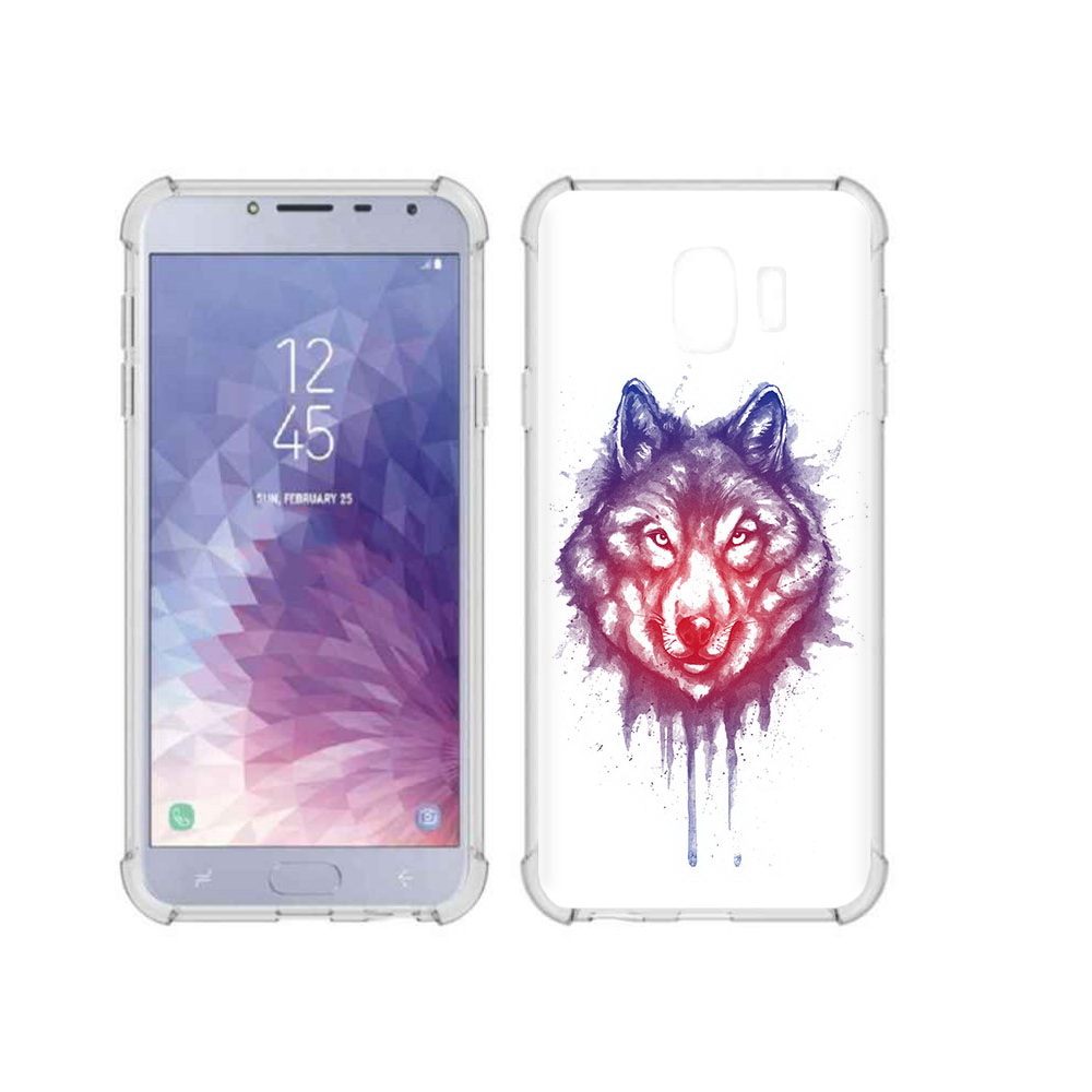 

Чехол MyPads Tocco для Samsung Galaxy J4 (2018) пушистый волк, Прозрачный, Tocco