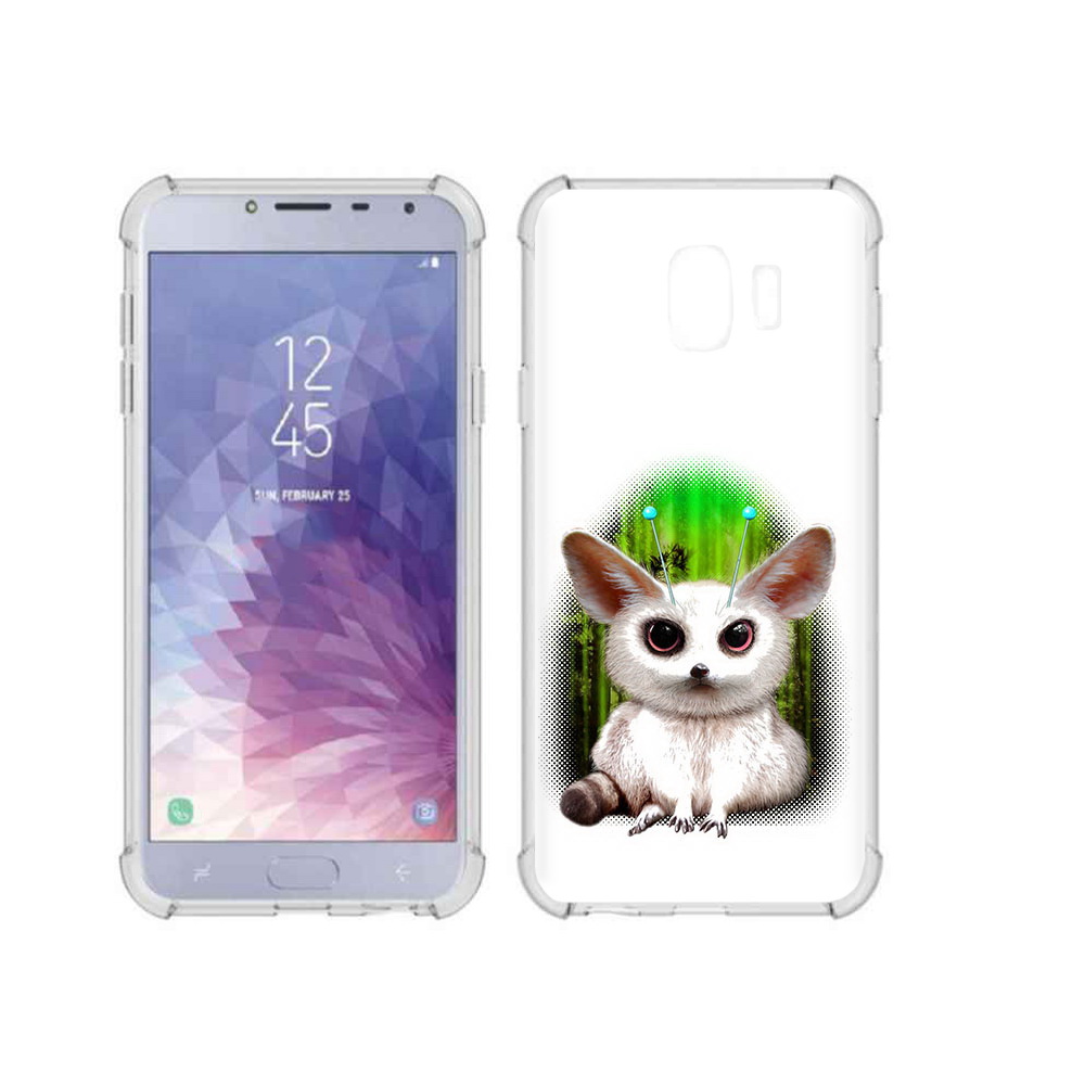 

Чехол MyPads Tocco для Samsung Galaxy J4 (2018) пушистое животное, Прозрачный, Tocco