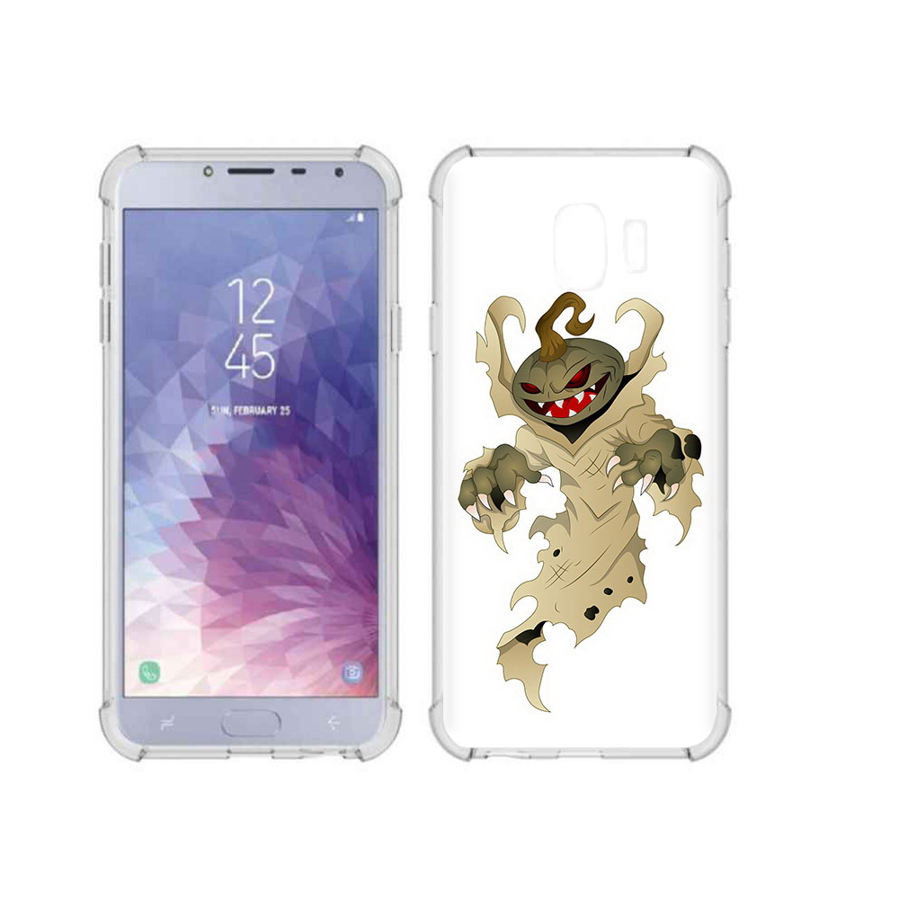 

Чехол MyPads Tocco для Samsung Galaxy J4 (2018) призрак хэллоуина, Прозрачный, Tocco