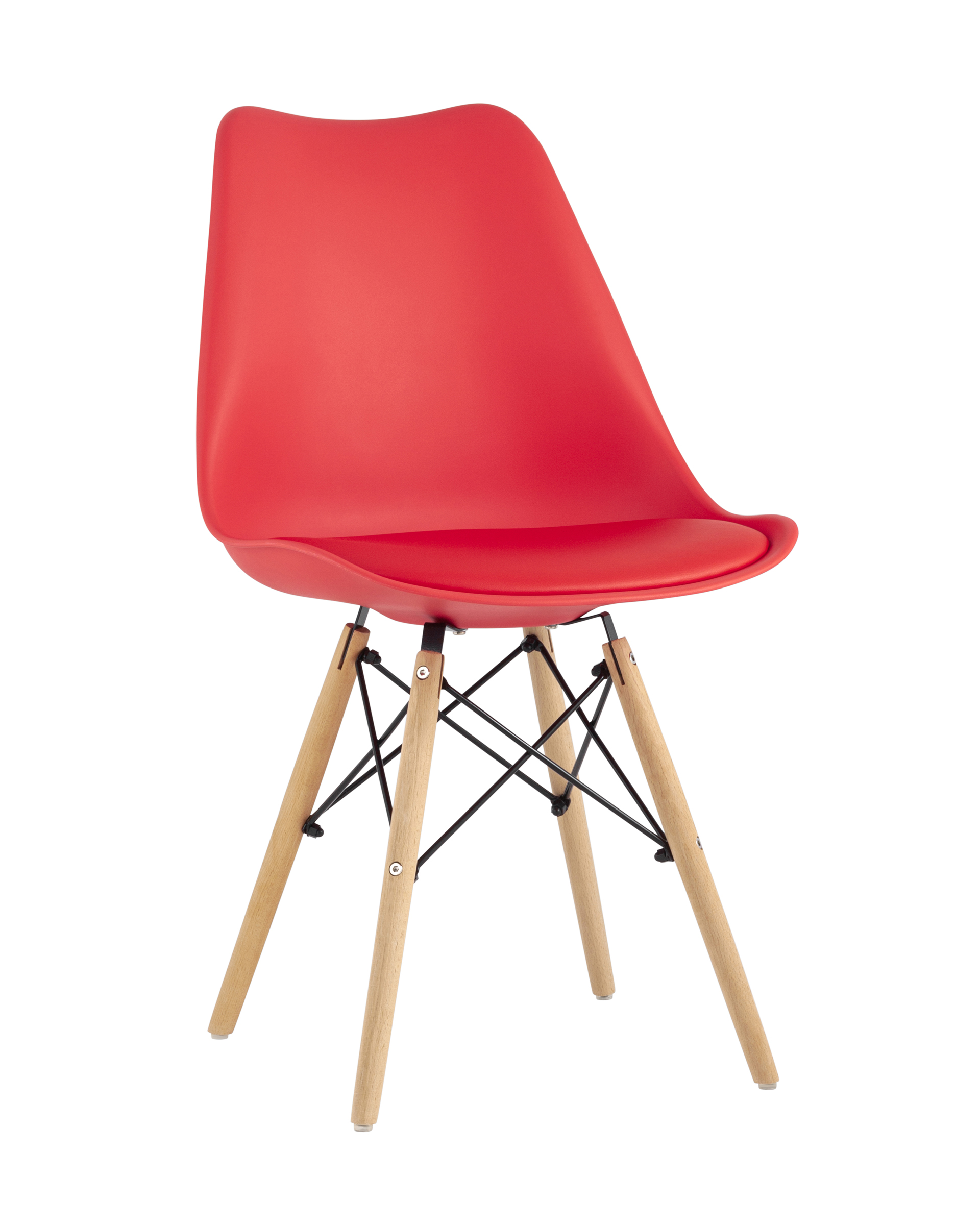 фото Стул для кухни eames soft красный stool group