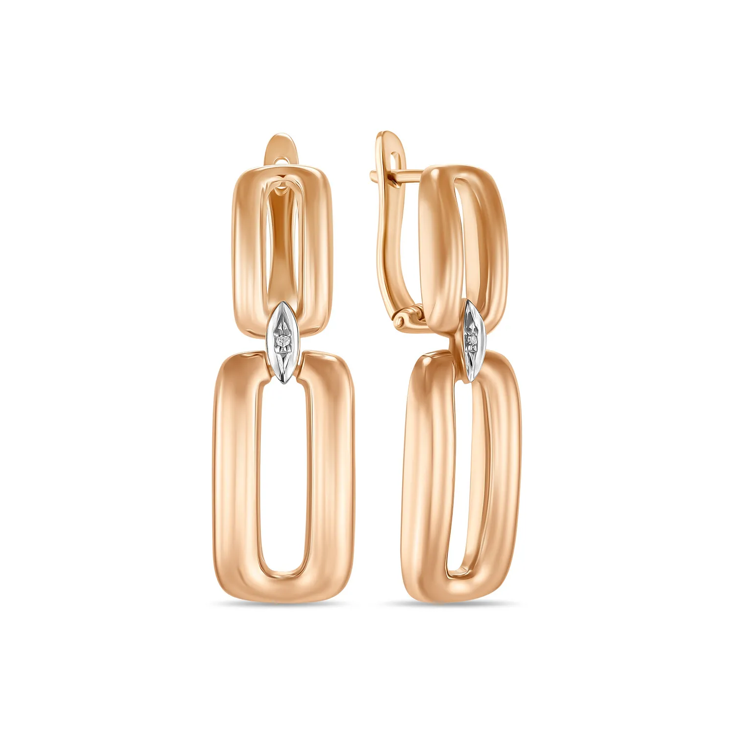 Серьги из золота с фианитом MIUZ Diamonds E01-VIT-60380R