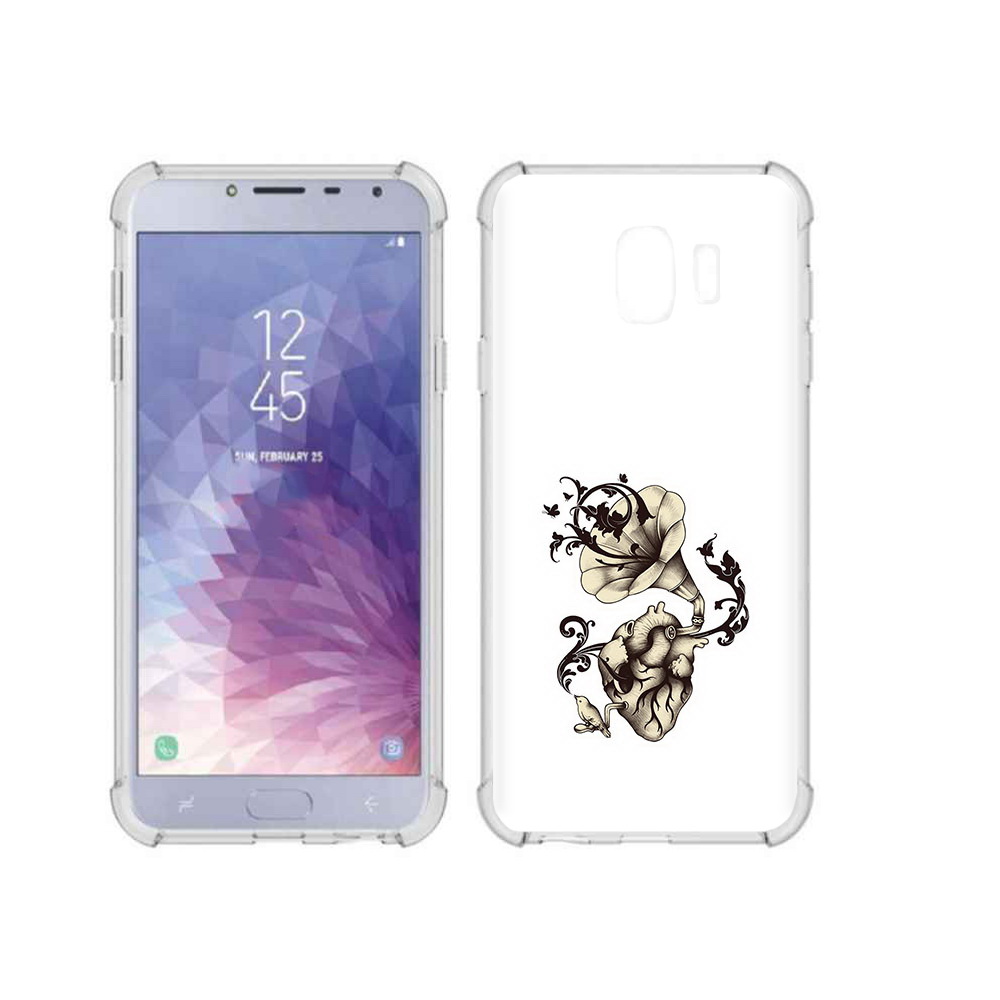 

Чехол MyPads Tocco для Samsung Galaxy J4 (2018) Граммофон, Прозрачный, Tocco