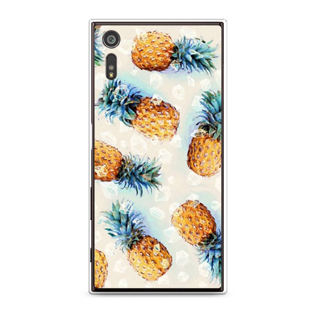 

Чехол Awog на Sony Xperia XZ "Ананасы", Разноцветный, 51450-3