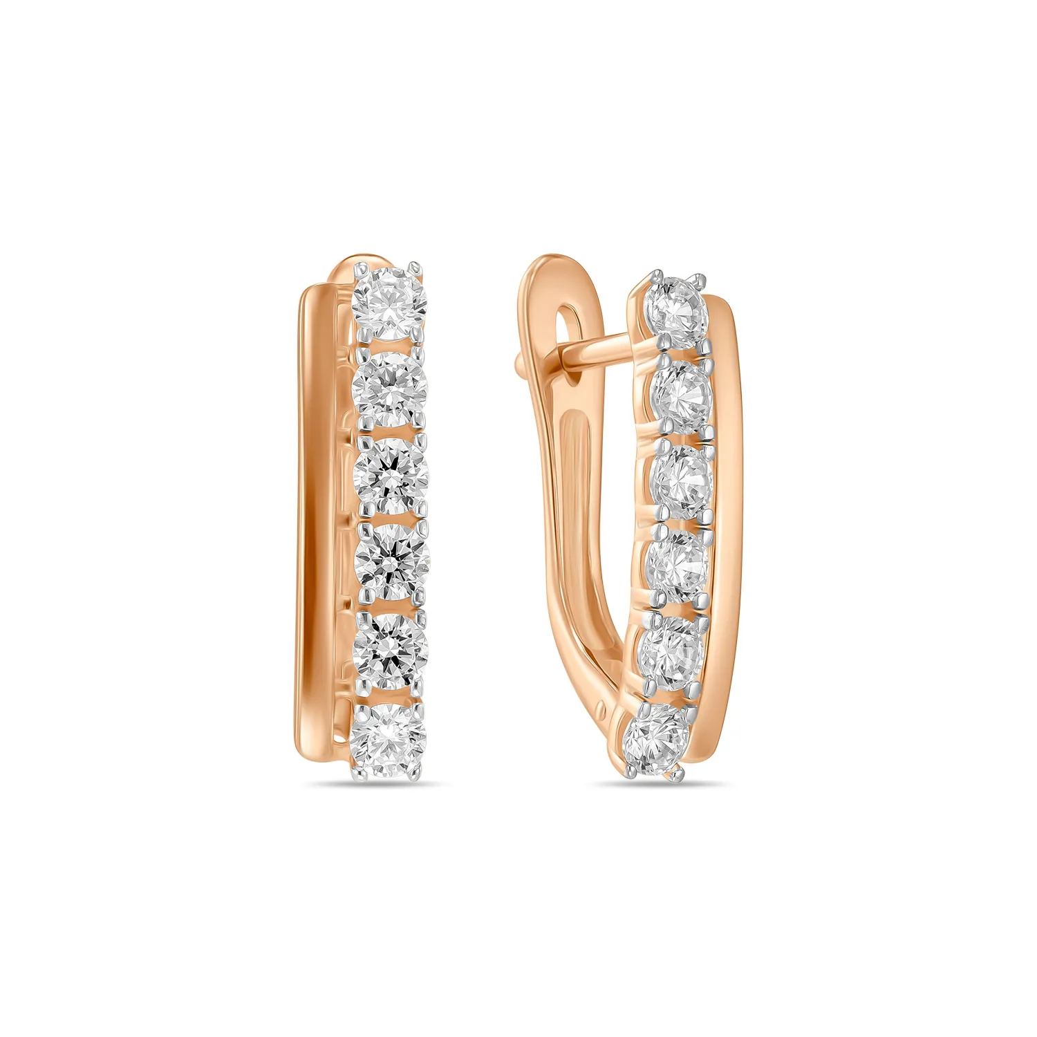 Серьги из золота с фианитом MIUZ Diamonds E01-59862-Z