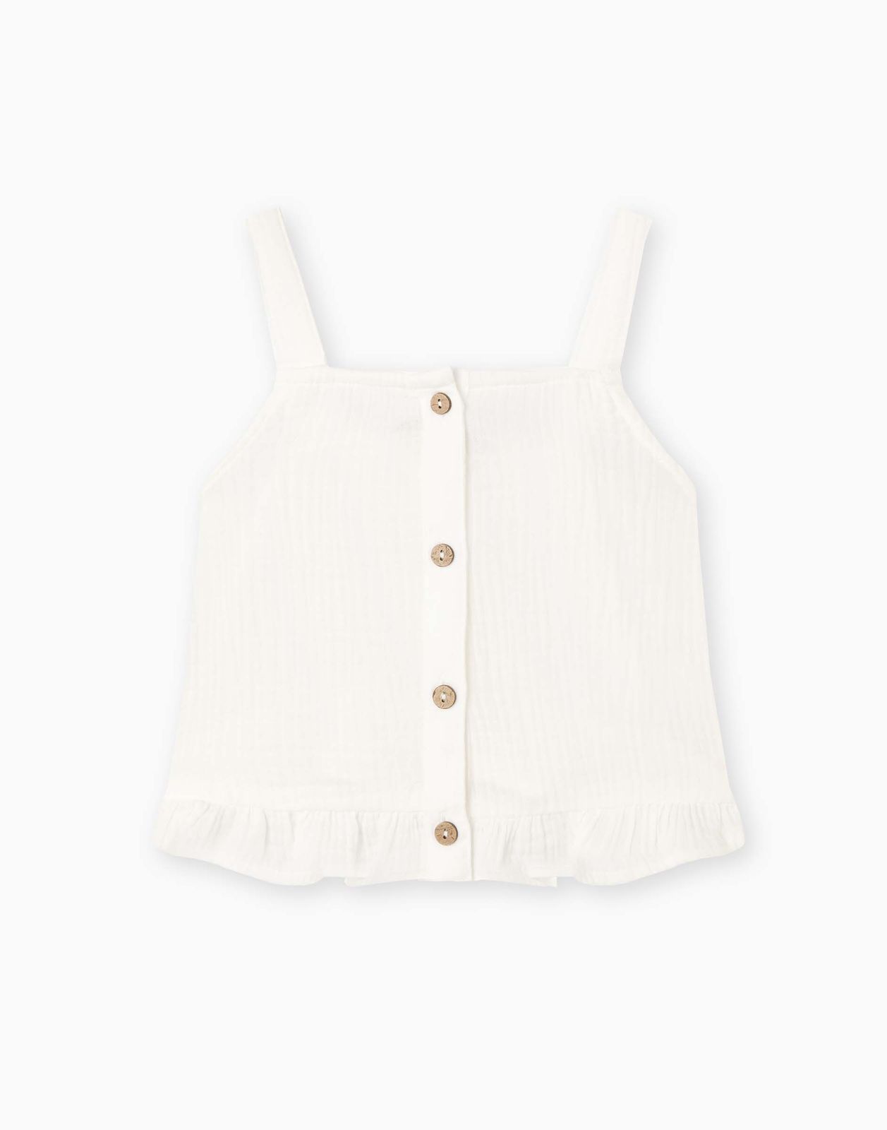 

Блузка для девочки Gloria Jeans GWT003672 молочный 4-6л/116, Бежевый, GWT003672