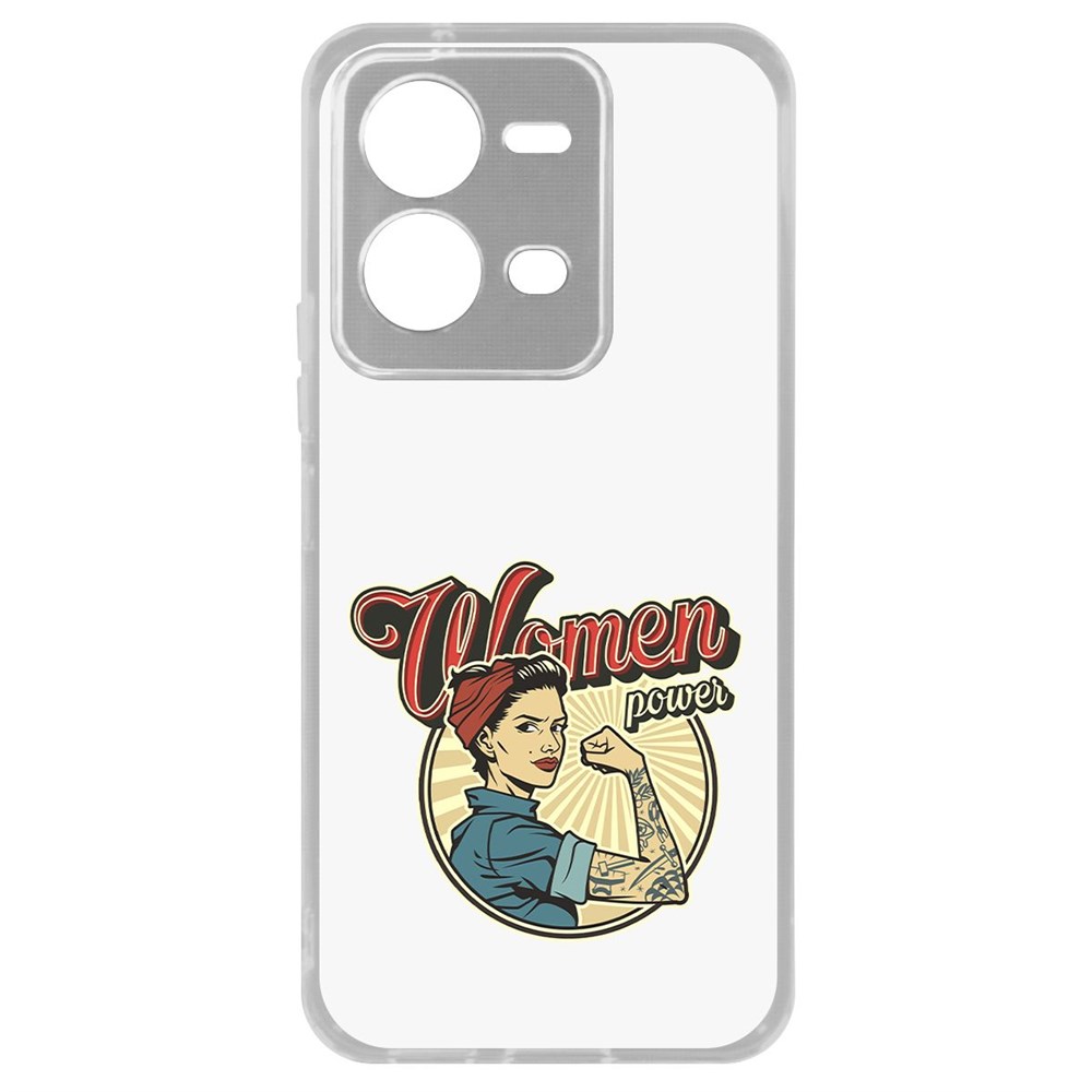 

Чехол Women Power для Vivo V25, Прозрачный