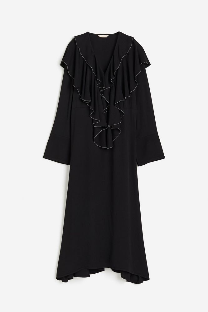 

Платье женское H&M 1222250 черное XL, Черный, 1222250