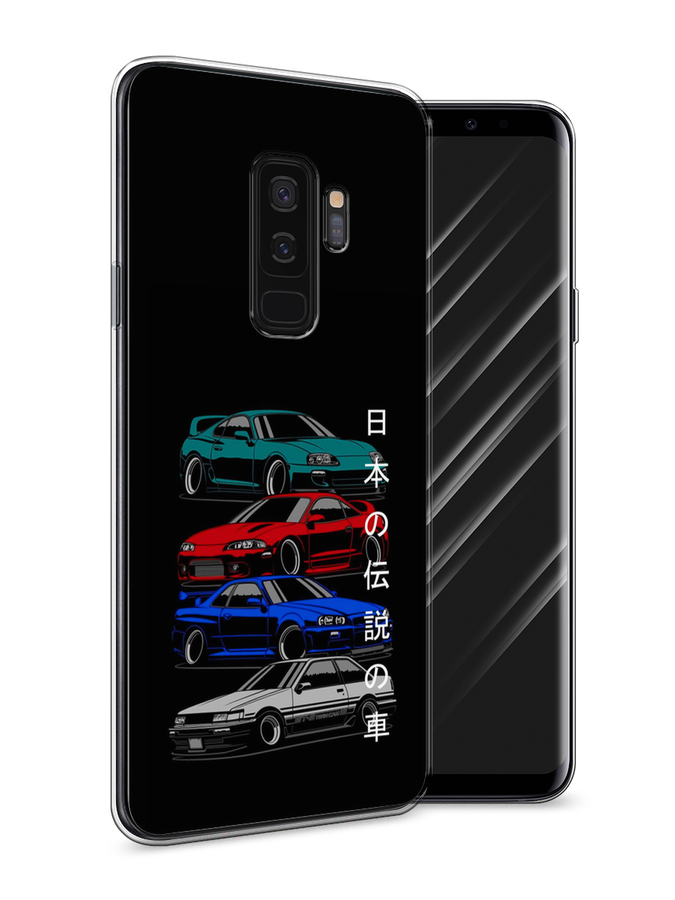 

Чехол Awog на Samsung Galaxy S9 + "JDM Legend cars", Зеленый;красный;синий, 25850-5