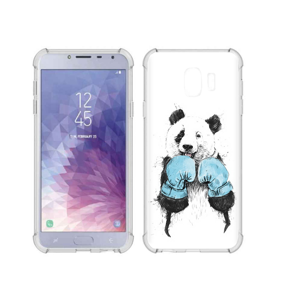

Чехол MyPads Tocco для Samsung Galaxy J4 (2018) панда боксер, Прозрачный, Tocco