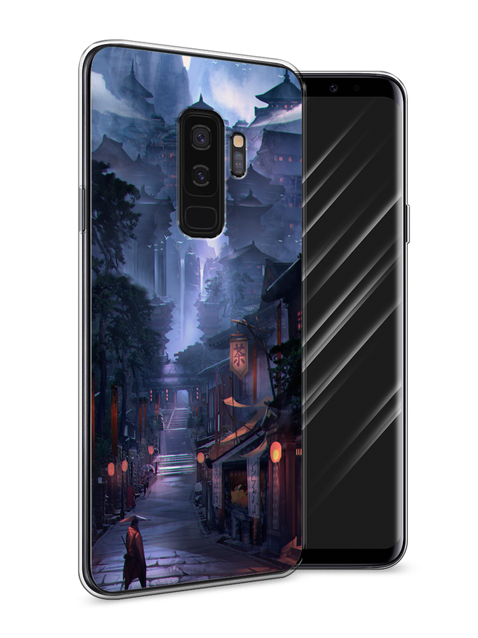 

Чехол Awog на Samsung Galaxy S9 + "Одинокий самурай", Синий;черный;коричневый, 25850-10