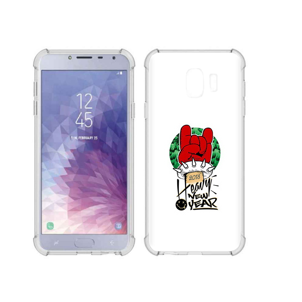 Чехол MyPads Tocco для Samsung Galaxy J4 (2018) Гангстер новый год