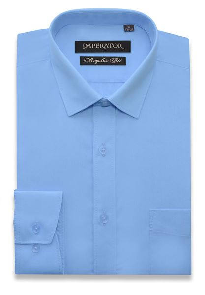 

Рубашка мужская Imperator Bell Blue-П голубая 38/172-180, Голубой, Bell Blue-П